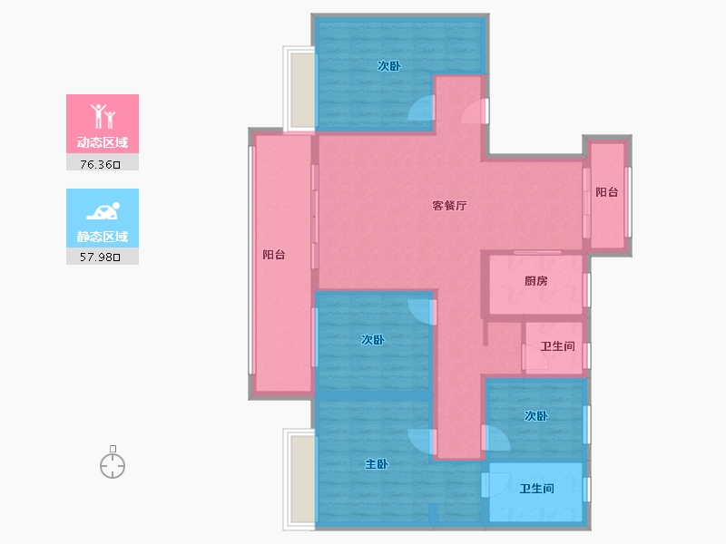 山东省-东营市-凤鸣春秋-120.00-户型库-动静分区