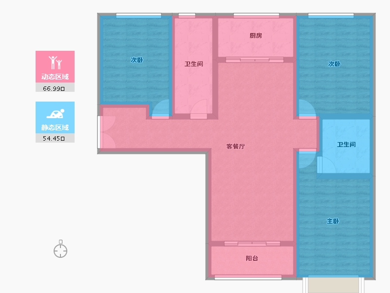 河北省-保定市-四季北岸-108.29-户型库-动静分区