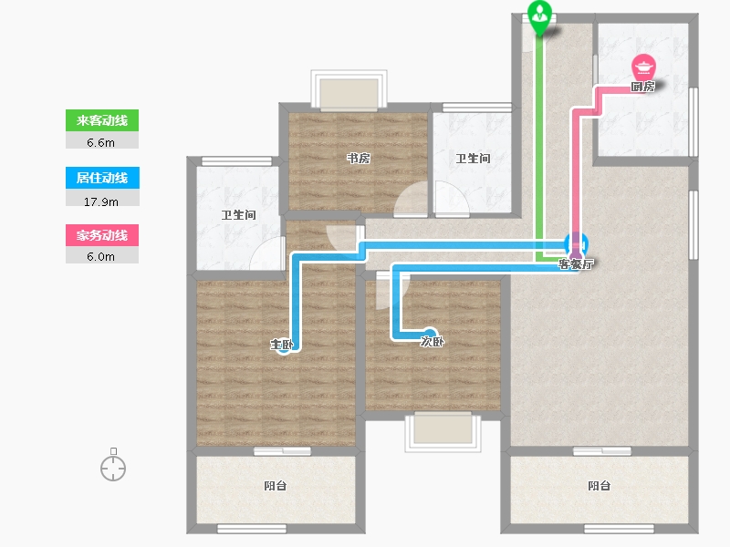 江西省-上饶市-华云·状元府-123.79-户型库-动静线