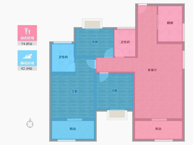 江西省-上饶市-华云·状元府-123.79-户型库-动静分区