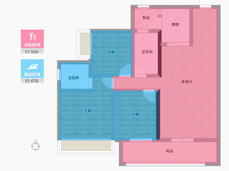 福建省-南平市-鑫盛富贵名门-81.02-户型库-动静分区