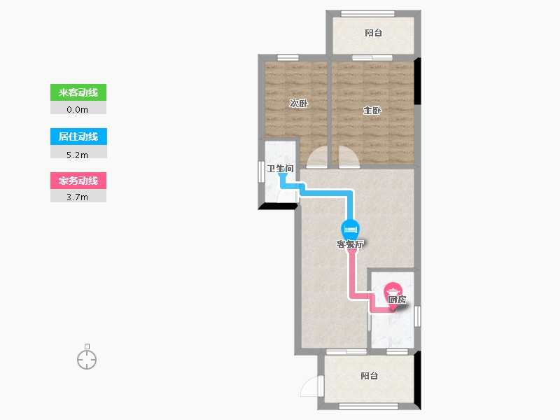 福建省-南平市-建瓯三江国际-61.37-户型库-动静线