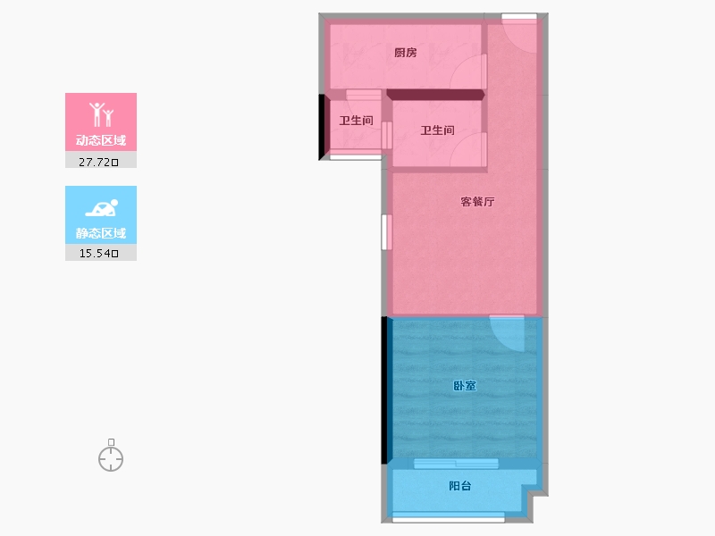 湖南省-衡阳市-银泰红城-37.69-户型库-动静分区