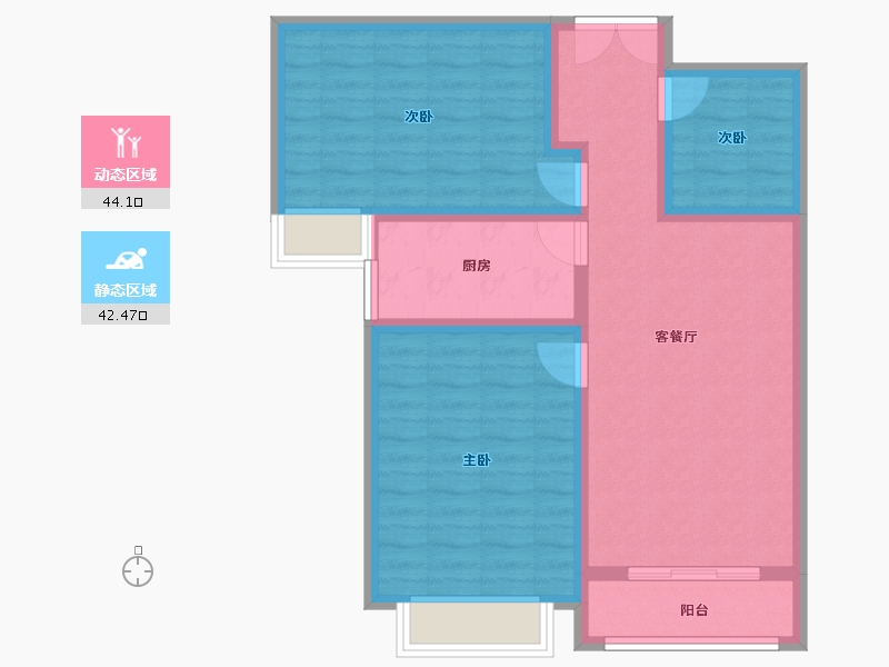 河北省-保定市-四季北岸-77.12-户型库-动静分区