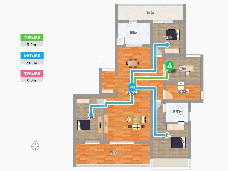 广西壮族自治区-贵港市-向南居未来城-112.57-户型库-动静线