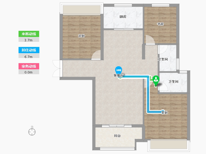 河南省-信阳市-信合阳光城-94.83-户型库-动静线