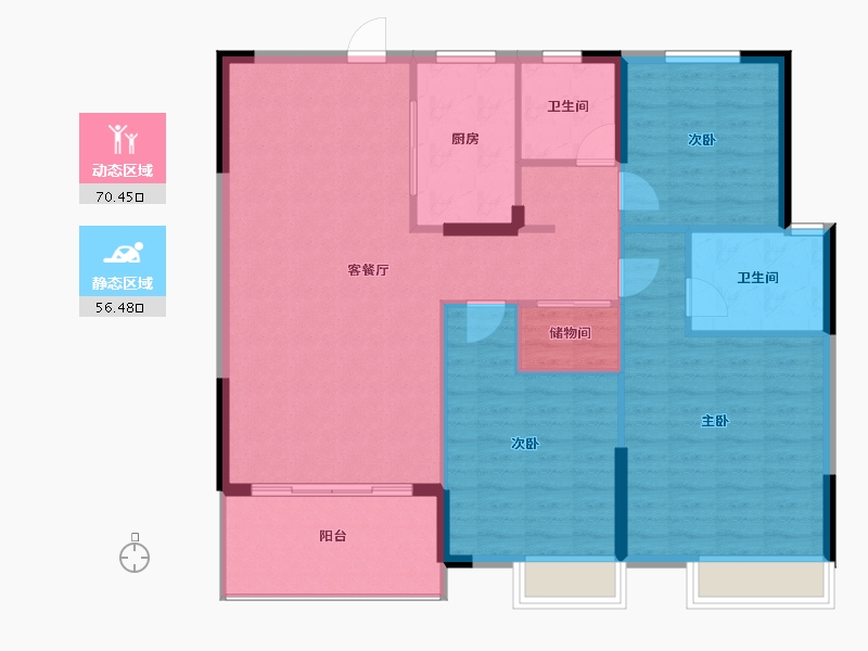 福建省-南平市-金桥生态家园-116.77-户型库-动静分区