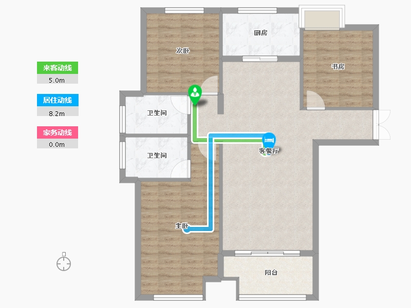 河南省-信阳市-信合阳光城-96.76-户型库-动静线