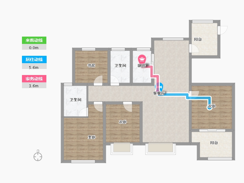 河南省-安阳市-内黄绿城国际-118.51-户型库-动静线