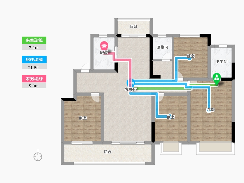 河南省-漯河市-昌建璟上-112.86-户型库-动静线