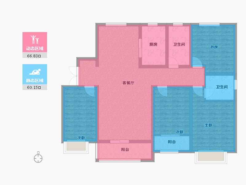 山西省-运城市-博雅逸豪苑-130.00-户型库-动静分区