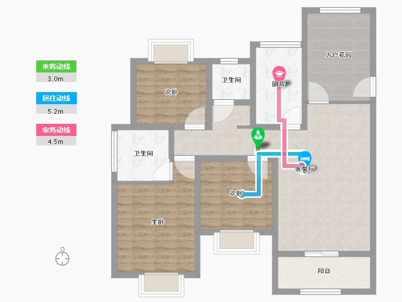 江西省-上饶市-华云·状元府-95.32-户型库-动静线