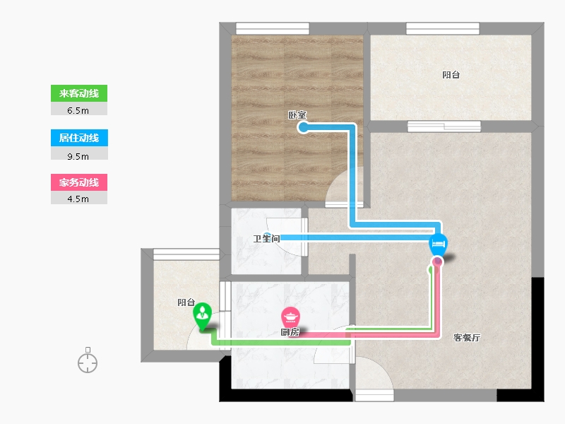 湖南省-衡阳市-银泰红城-45.92-户型库-动静线