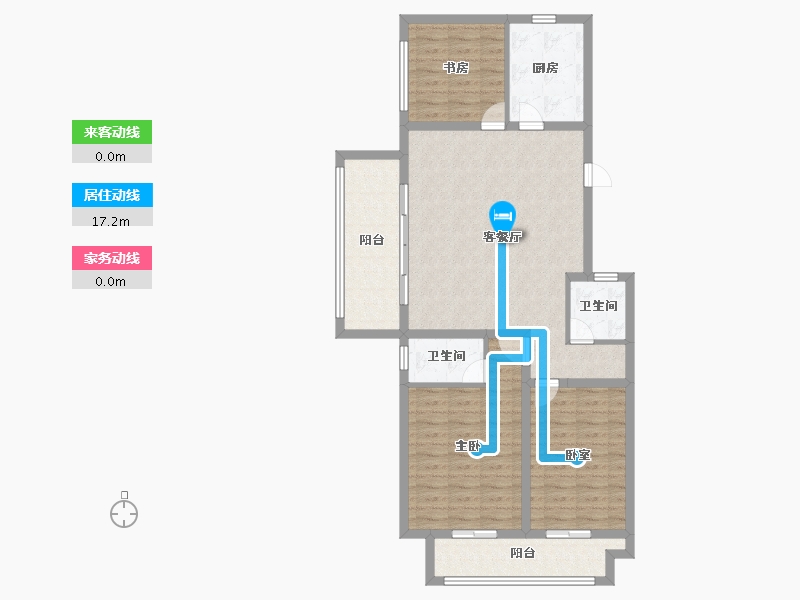 河南省-漯河市-昌建璟上-101.57-户型库-动静线