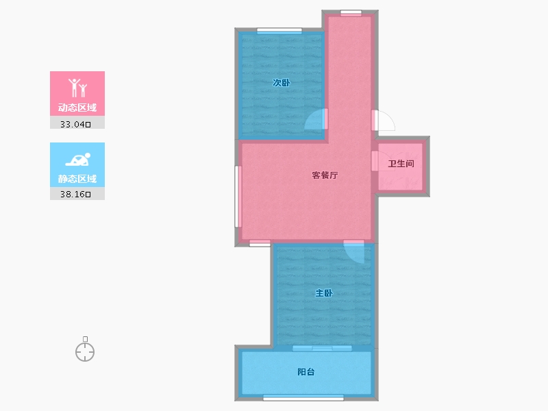 山东省-威海市-南海翡翠城-63.20-户型库-动静分区