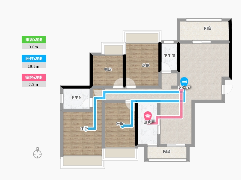 福建省-南平市-鑫盛富贵名门-93.94-户型库-动静线