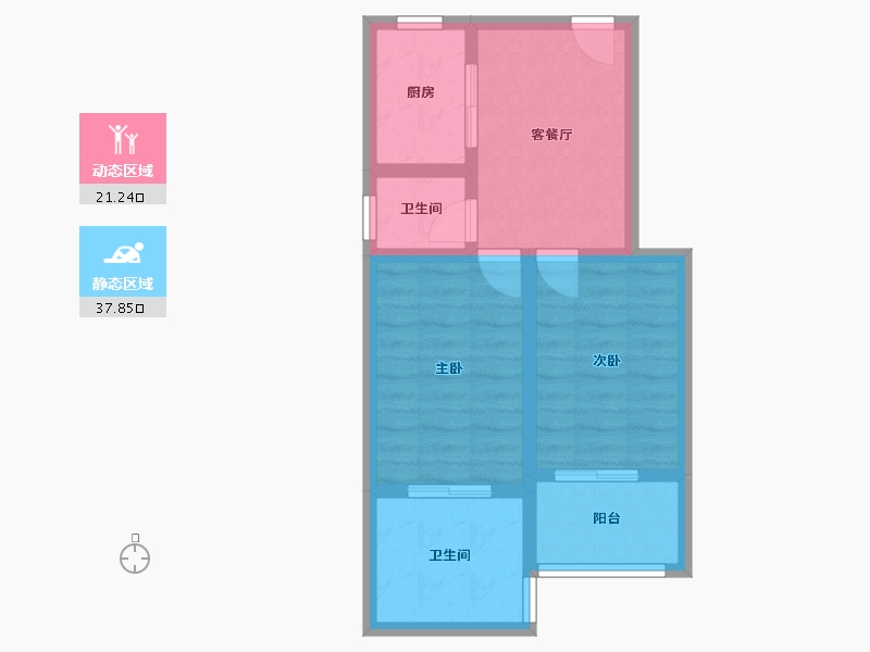 云南省-保山市-小桥温泉度假区-51.77-户型库-动静分区