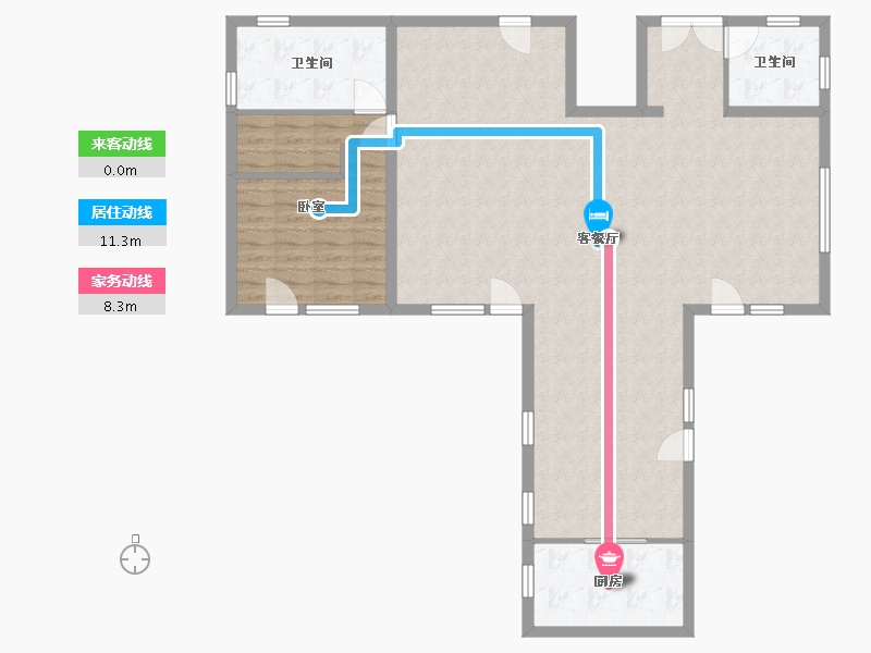 山西省-太原市-官山园著-3501.00-户型库-动静线