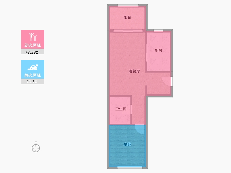 北京-北京市-奉范北京-49.00-户型库-动静分区