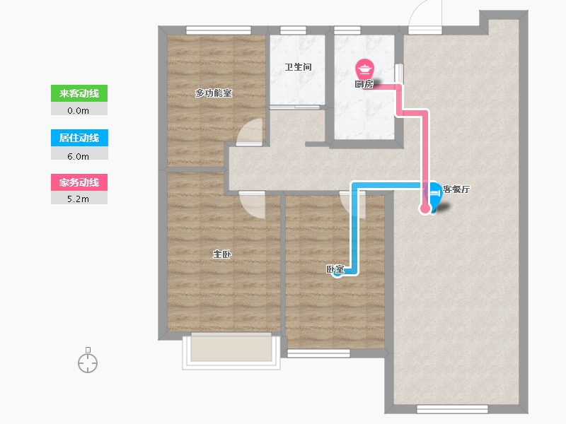 河北省-唐山市-迁西碧桂园·天玺湾-92.00-户型库-动静线