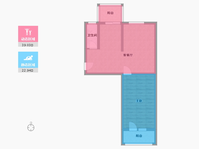 北京-北京市-南环里-57.00-户型库-动静分区