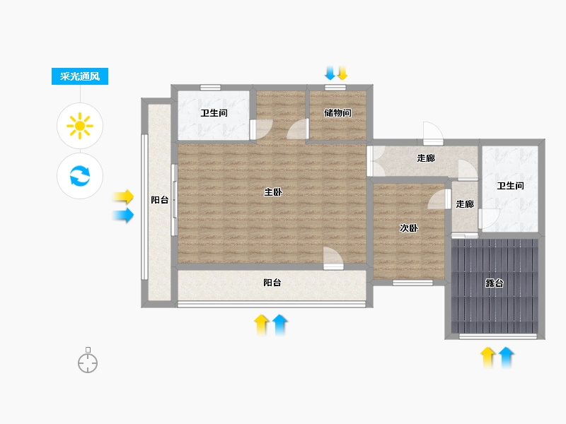 山西省-太原市-官山园著-3493.00-户型库-采光通风