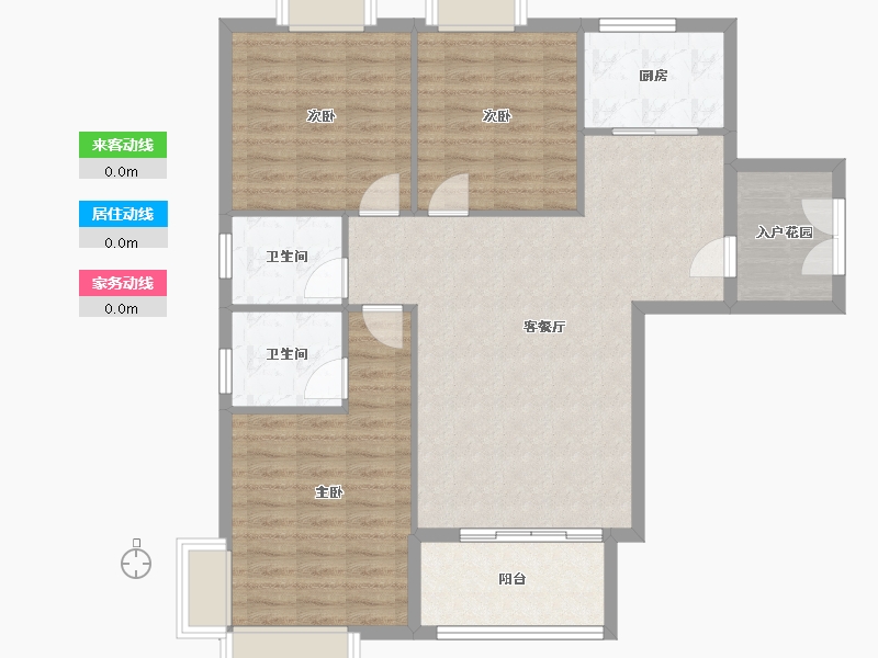 福建省-南平市-建瓯武夷花园-101.03-户型库-动静线