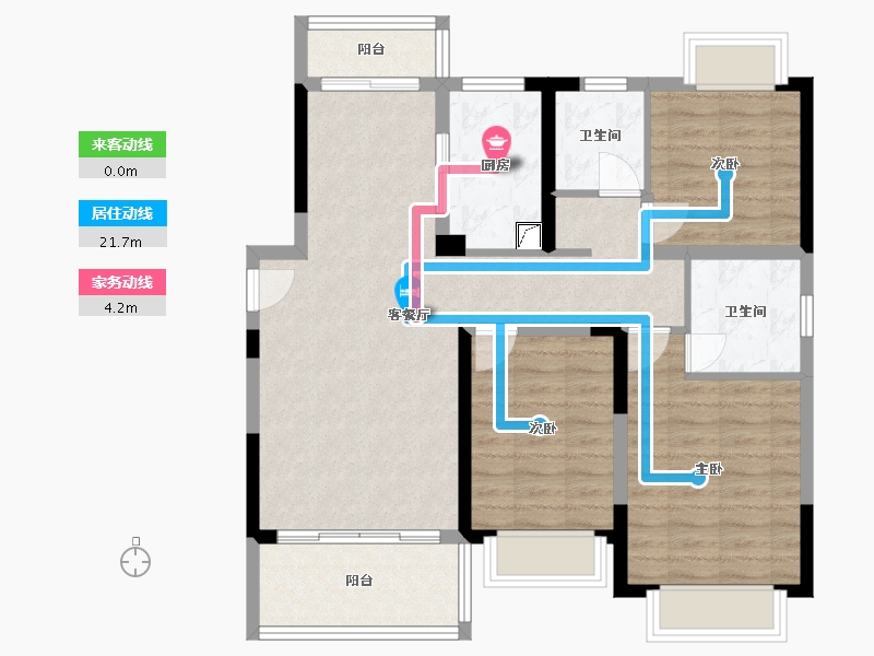 江西省-宜春市-铜锣湾-120.00-户型库-动静线