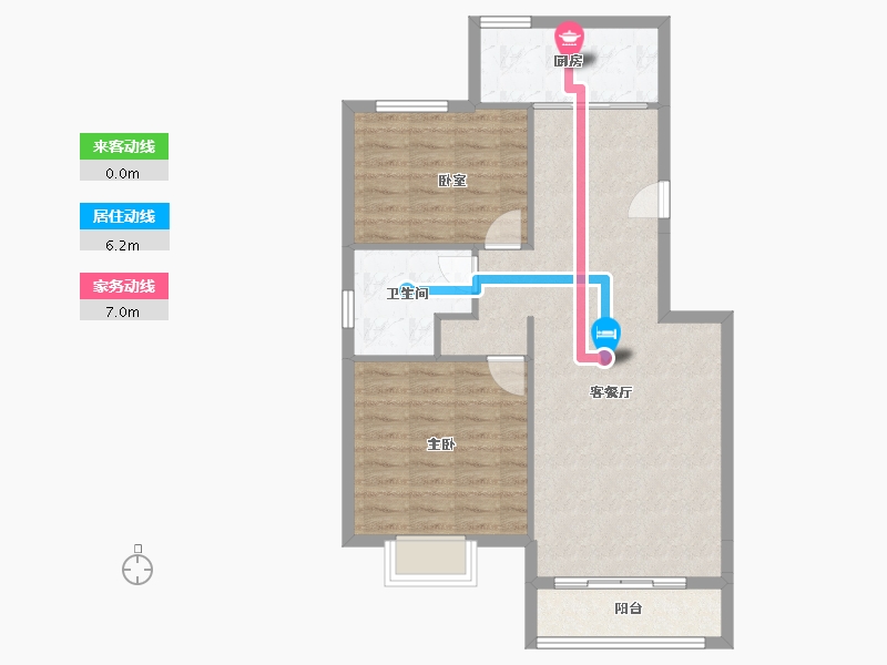 北京-北京市-世界名园-78.49-户型库-动静线