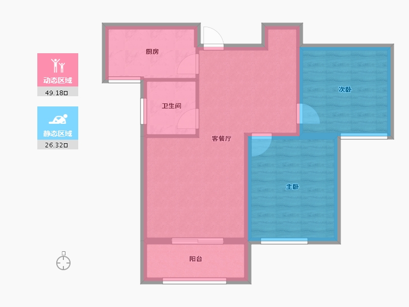 安徽省-宿州市-翔豪·新都-67.33-户型库-动静分区