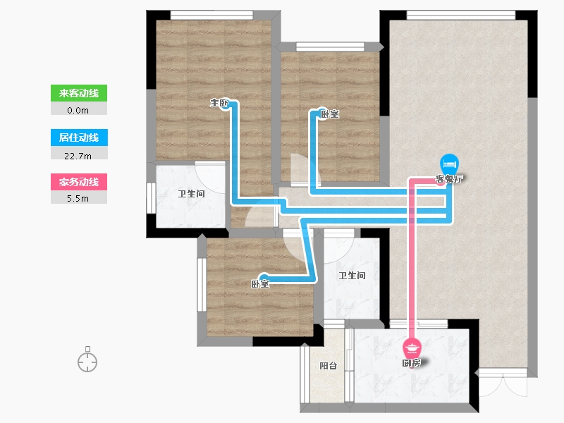 四川省-南充市-亿春紫荆华府-75.16-户型库-动静线