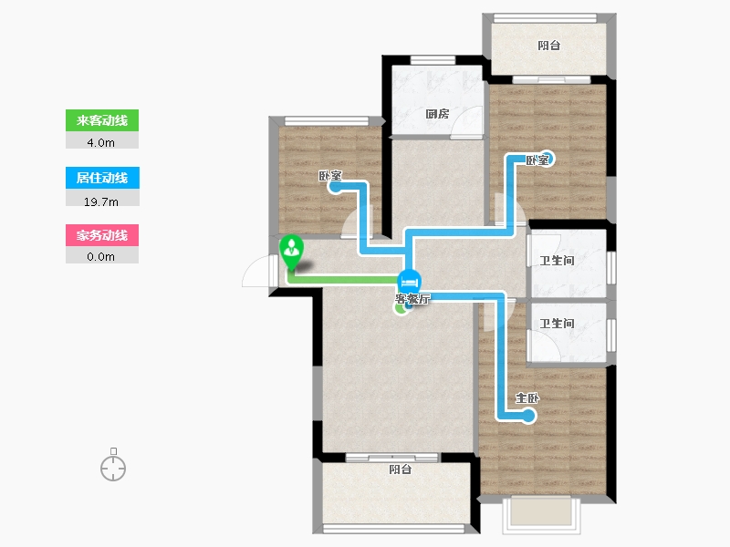 福建省-三明市-金古明珠三期-96.00-户型库-动静线