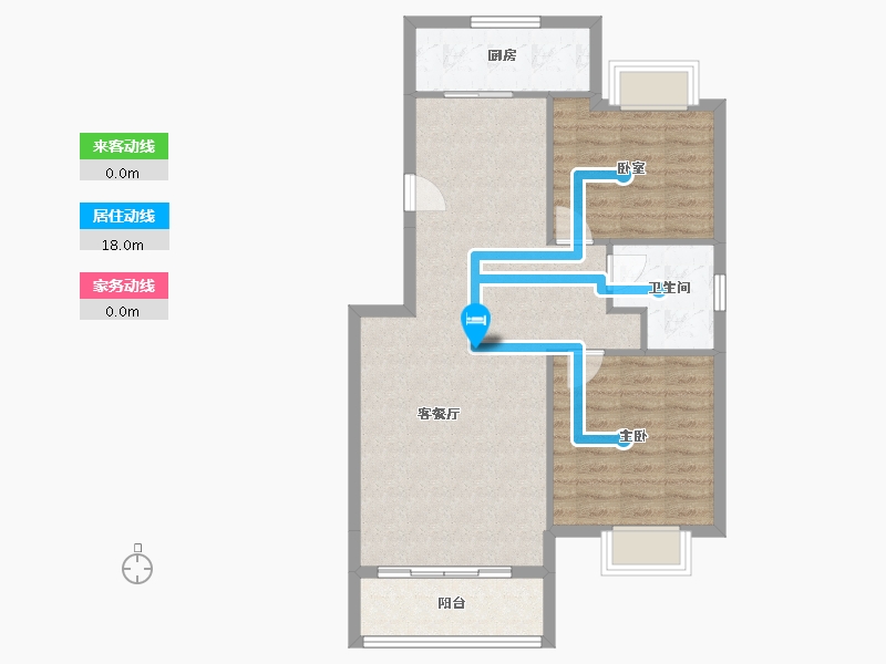 北京-北京市-世界名园-78.89-户型库-动静线