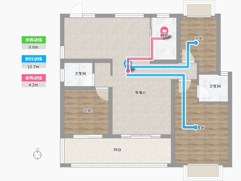 江西省-上饶市-晶科·滨江1号-84.45-户型库-动静线