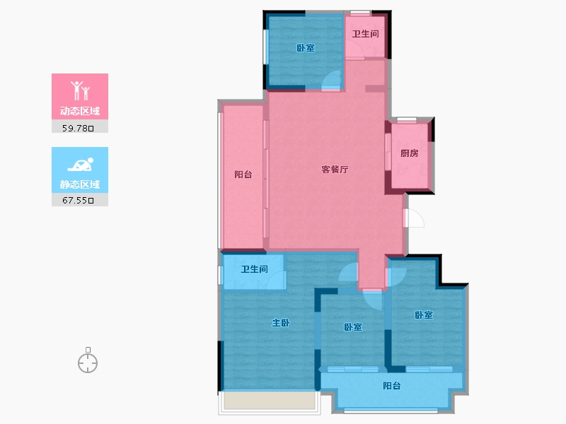 河南省-漯河市-昌建璟上-114.41-户型库-动静分区