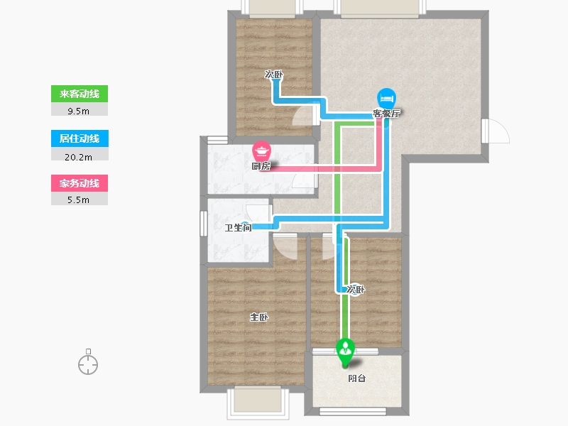 福建省-南平市-建瓯三江国际-78.27-户型库-动静线