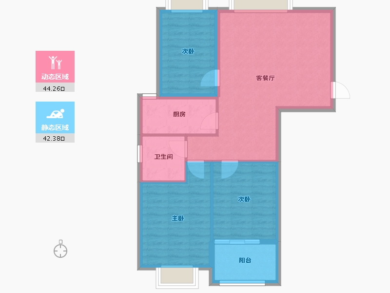 福建省-南平市-建瓯三江国际-78.27-户型库-动静分区