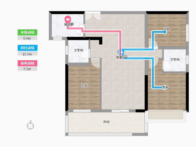 湖南省-衡阳市-衡山新城-92.21-户型库-动静线