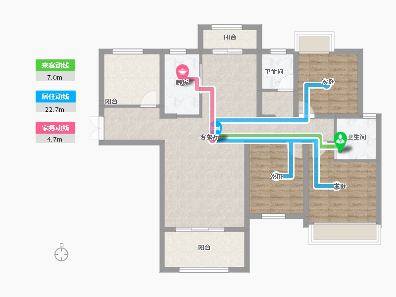 湖南省-衡阳市-衡山新城-101.29-户型库-动静线