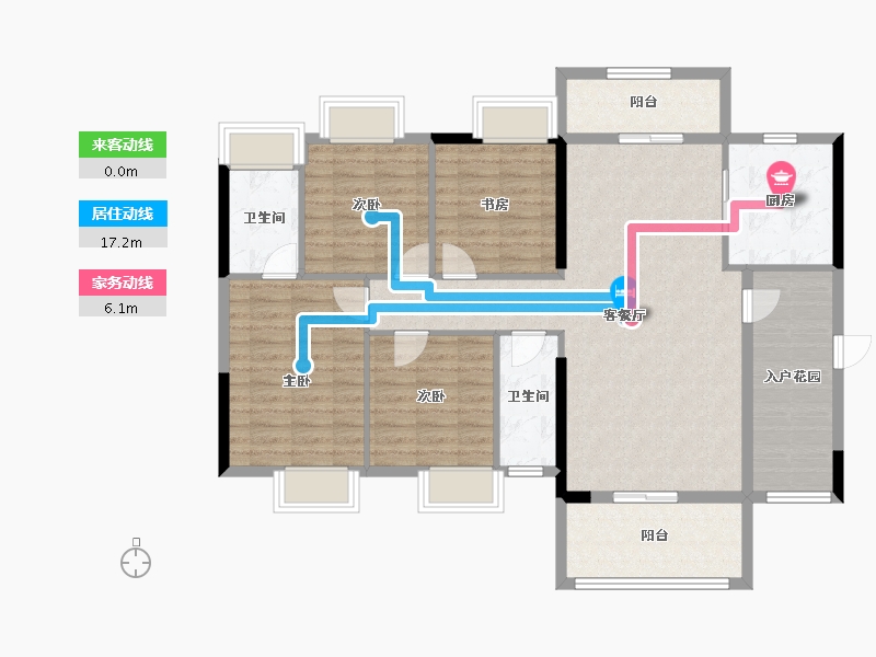 湖南省-衡阳市-银泰红城-114.01-户型库-动静线