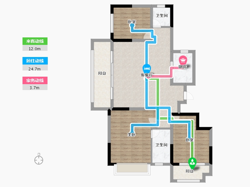 河南省-漯河市-昌建璟上-99.49-户型库-动静线