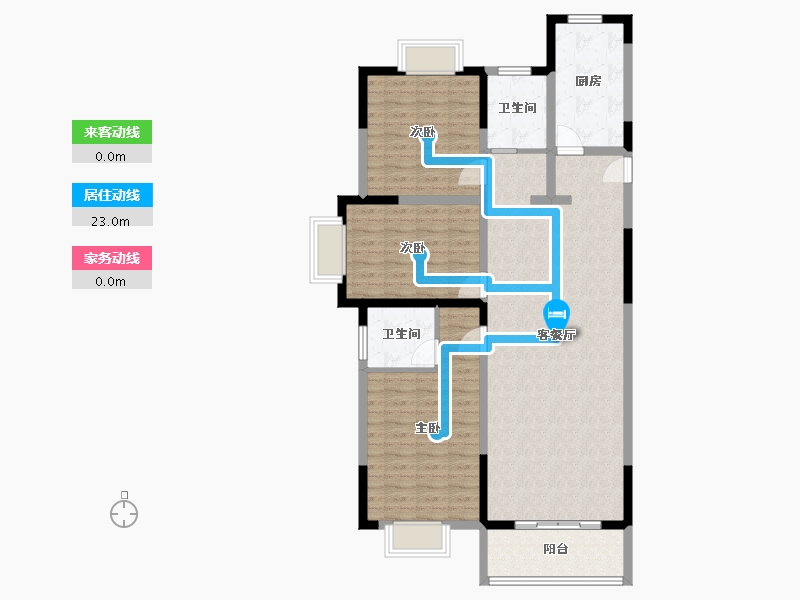 河南省-南阳市-一品新天地-109.15-户型库-动静线