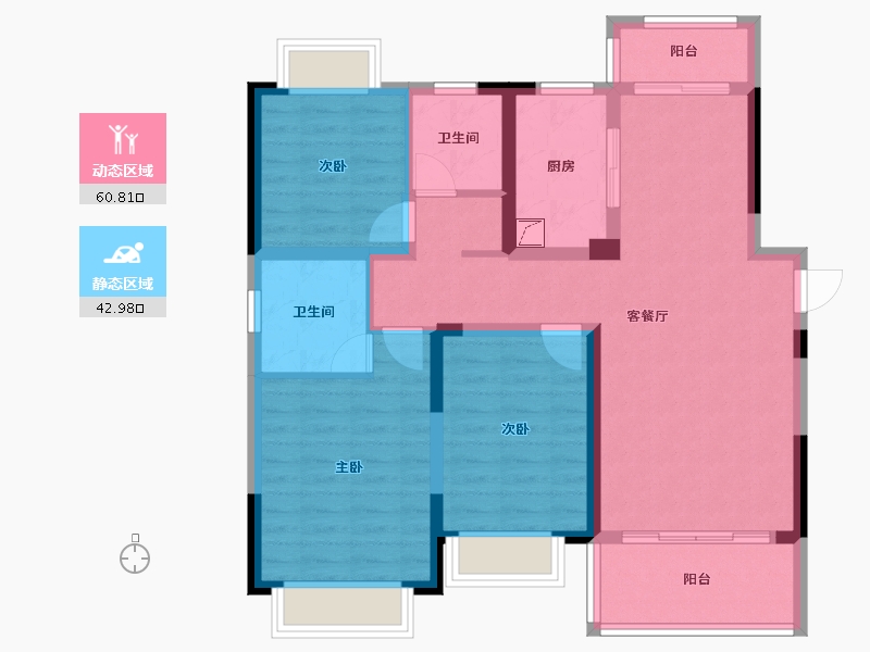 江西省-宜春市-铜锣湾-120.00-户型库-动静分区