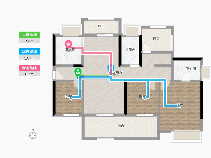 广东省-韶关市-韶关保利中瑞花园-99.18-户型库-动静线