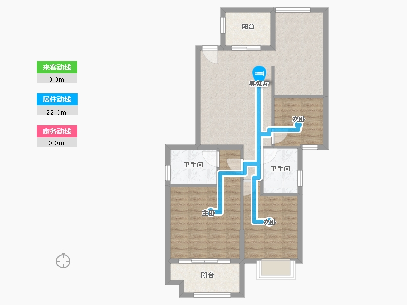 福建省-南平市-建瓯三江国际-80.67-户型库-动静线