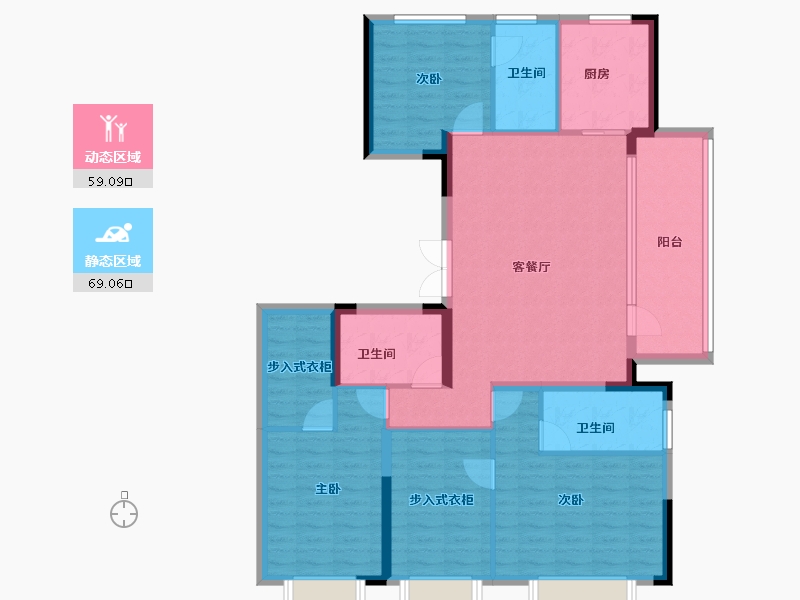 江苏省-南京市-大成汇文府-114.96-户型库-动静分区