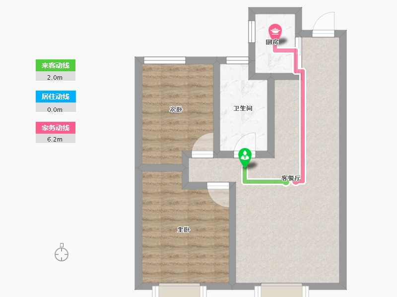 新疆维吾尔自治区-乌鲁木齐市-白鸟湖龙玺台-57.35-户型库-动静线