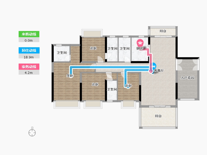 广东省-阳江市-联兴·旗峰花园-180.00-户型库-动静线