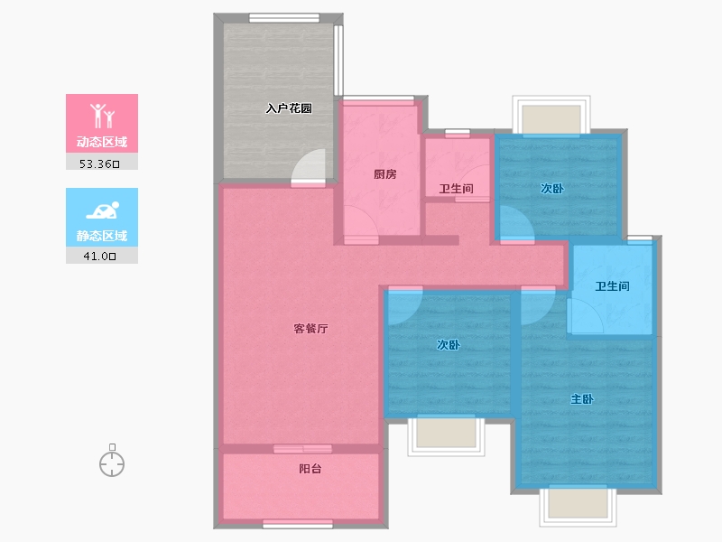 江西省-上饶市-华云·状元府-94.43-户型库-动静分区