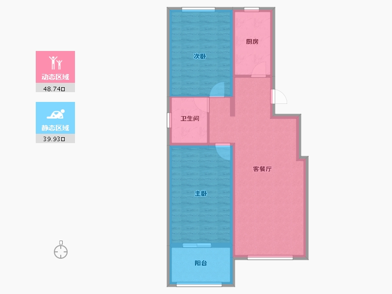 河北省-保定市-中莱是泰家园-79.43-户型库-动静分区